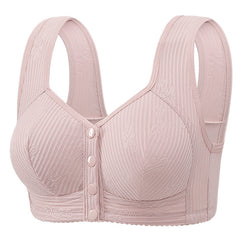 New style front button thin non-wire vest bra
