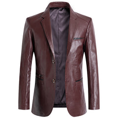 Men's Stylish Non-iron Casual Leather Jacket