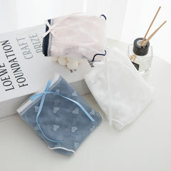 Lace mid-waist sexy thin breathable panties