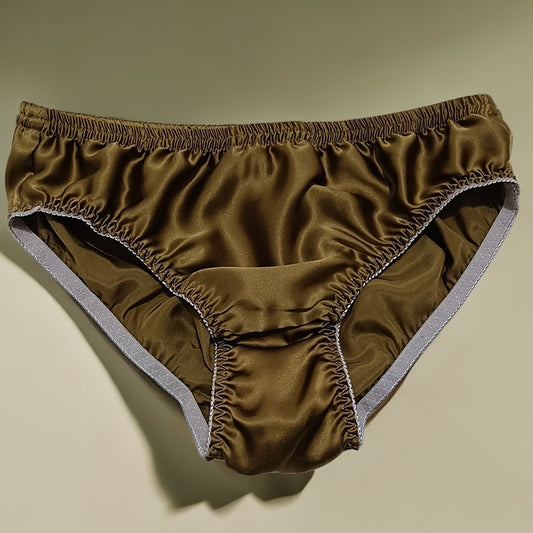 Men's Silk Breathable and Comfortable Briefs