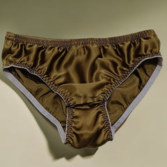 Men's Silk Breathable and Comfortable Briefs