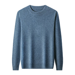Thickened half turtleneck business casual sweater