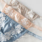 New Lace Sexy Breathable and Comfortable Large Size High Elastic Satin Briefs