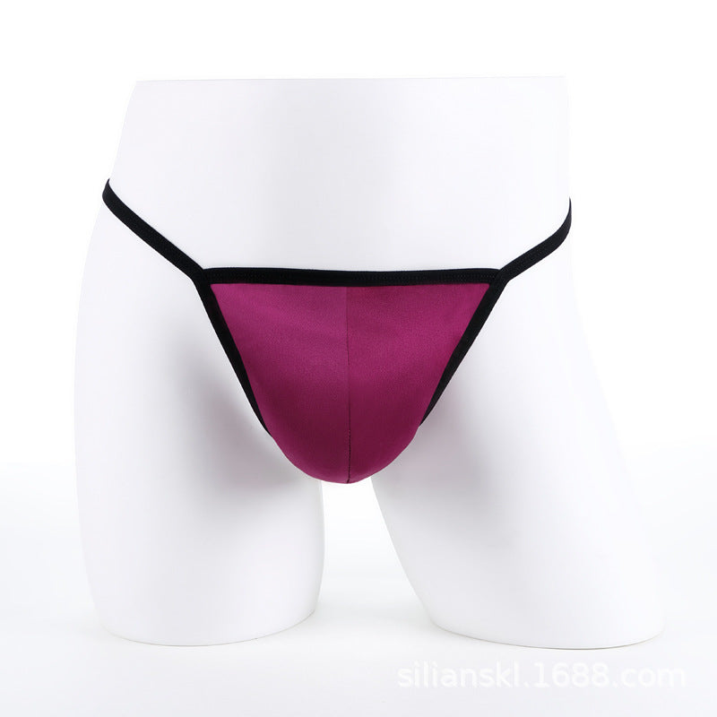 100% Mulberry Silk Sexy Low Rise Thong