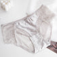 French Sexy Lace Comfortable Soft Satin Briefs