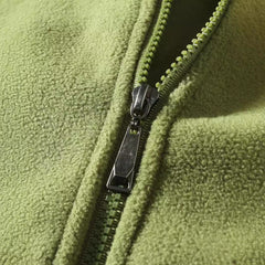 Men's Stand Collar Casual Polar Fleece Warm Jacket