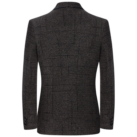 Men's New Winter Style Cotton and Thickened Casual Blazer