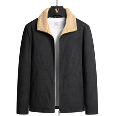 Men's Lapel Fashion Plus Velvet Corduroy Jacket