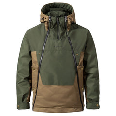 New Winter Double Zipper Trendy Casual Warm Down Jacket