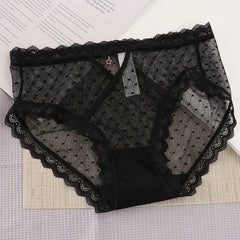 Hollow transparent lace sexy panties