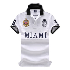 New arrival short-sleeved casual sports embroidered cotton polos