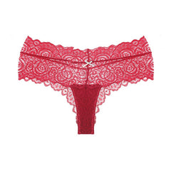 2024 New Lace Hollow Elastic Hip-lifting Skin-friendly Thong
