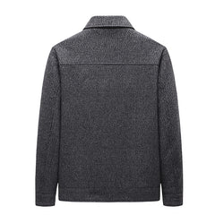 2024 Men's Woolen Fashion Soft Business Casual Jacket