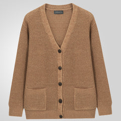 Men's V-neck Thickened Cardigan Sweater