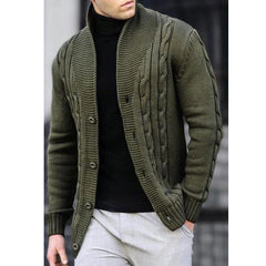 New Men's Casual Knit Cardigan Sweater