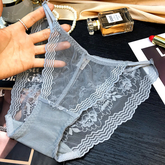 Sexy low waist transparent temptation panties