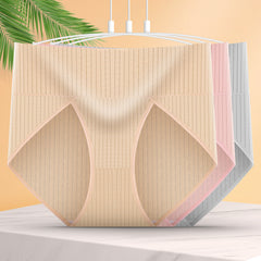 High waist slit comfortable breathable Panties