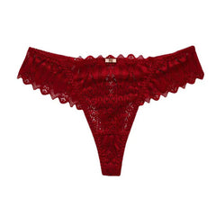 Sexy Lace Low-waist Crossover Comfortable and Breathable Thong