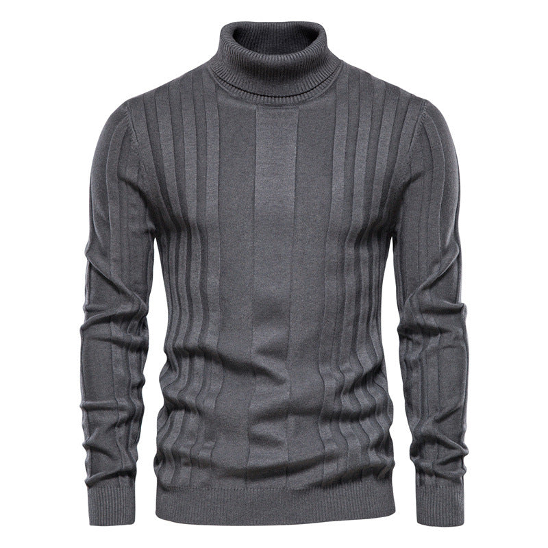 Turtleneck Casual Warm Solid Color Sweater