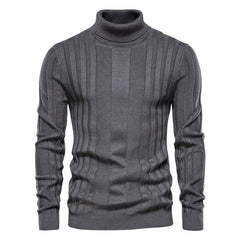 Turtleneck Casual Warm Solid Color Sweater