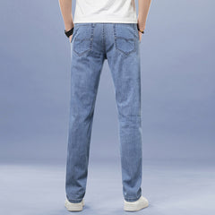 Men's Straight Loose Business Casual Stretch Jeans