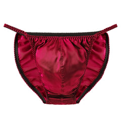 100% mulberry silk large pouch briefs