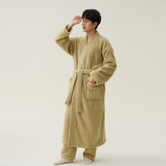 New Winter Coral Fleece Thickened Nightgown