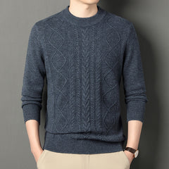 New casual round neck warm thick sweater