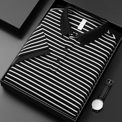 2023 Summer New Men's Loose Simple Polo Shirt