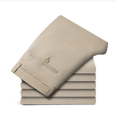 Men's Soft and Comfortable Straight Business Casual Pants