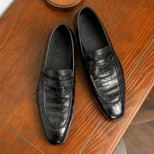 2023 Cowhide Breathable Business High-end Casual Loafers