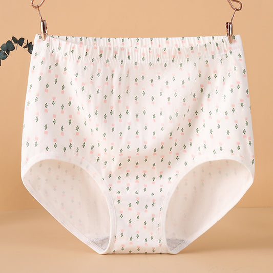 [ 5PCS ] Cotton high waist tummy control hip wrap comfortable Panties
