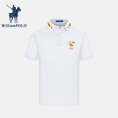 Men's Fashionable Business Casual Short-sleeved Polo Shirt