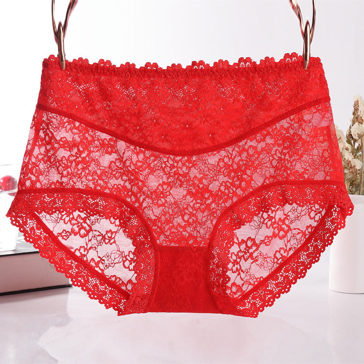 Lace Sexy Hollow Butt Lifting Briefs