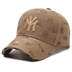 New style men's and women's fashion embroidered letters outdoor casual hat