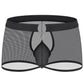 Men's New Sexy Mesh Transparent Boxer Briefs