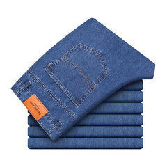 Men's New Pure Cotton Business Loose Casual Jeans