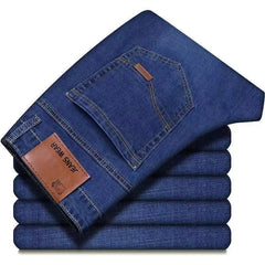 2024 Men's Straight Leg Loose Stretch Business Versatile Jeans