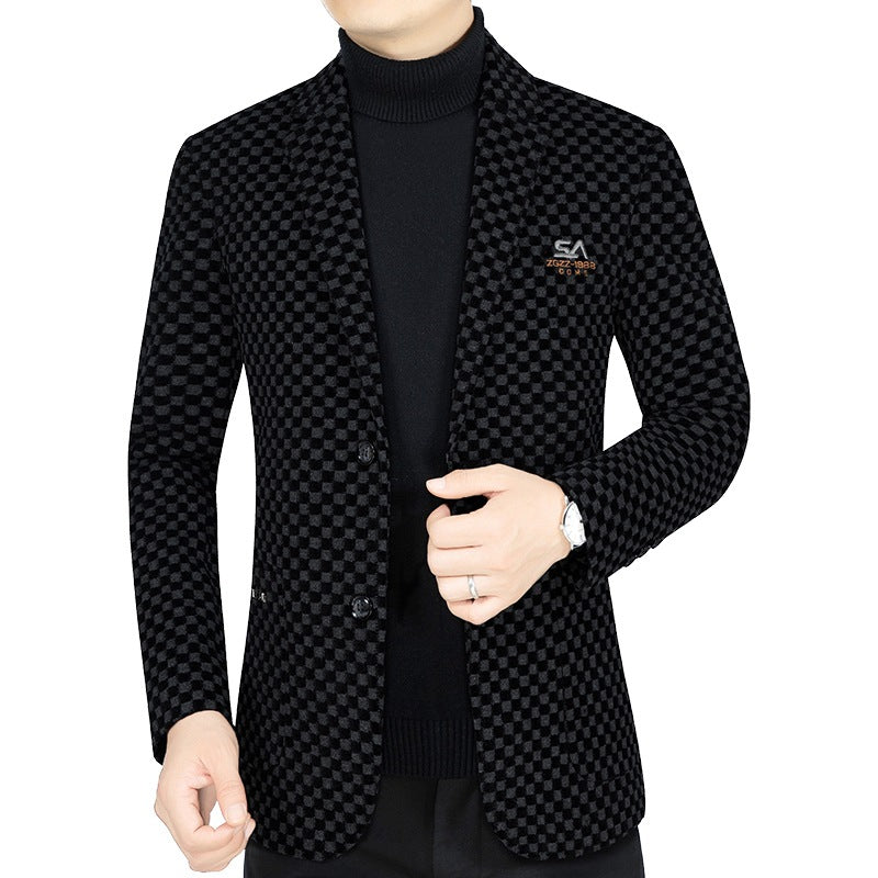 High-end business casual suits for men