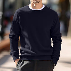 2024 New Men's Round Neck Knitted Sweater