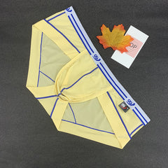Men's Low Waist Breathable Ice Silk Sexy Fashion Stretch Briefs