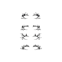 Halloween Makeup Tools Bat Spider Decorative Eyeliner Eyeshadow Sticker