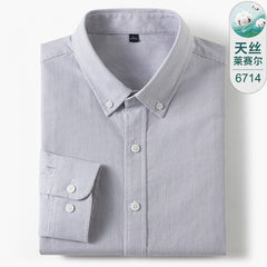 Men's High-end Business Casual Cotton Plaid Shirt