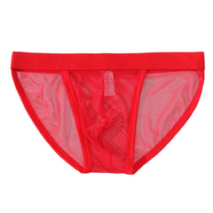 Men's Ultra-thin Transparent Mesh Breathable Briefs