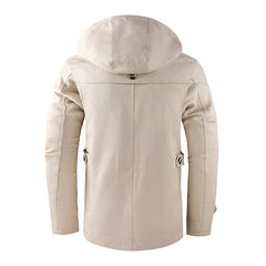Men's New Large Size Hooded Jacket
