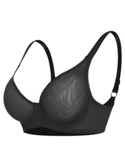 Sexy ultra-thin see-through BCDEF cup bra