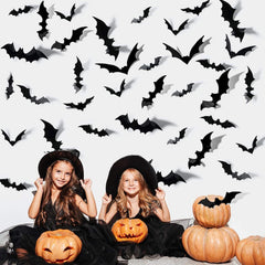 Halloween 3D Bat Spider Sticker