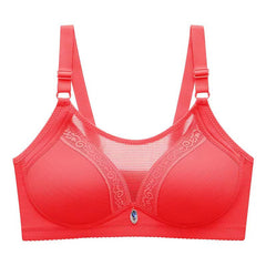 Plus Size Wireless Push Up Full Cup Bra