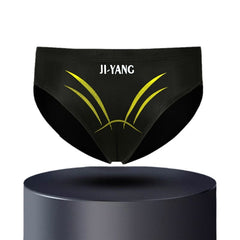 New Men's Quick Dry Fashion Anti-Exposure Printed Triangle Swimwear