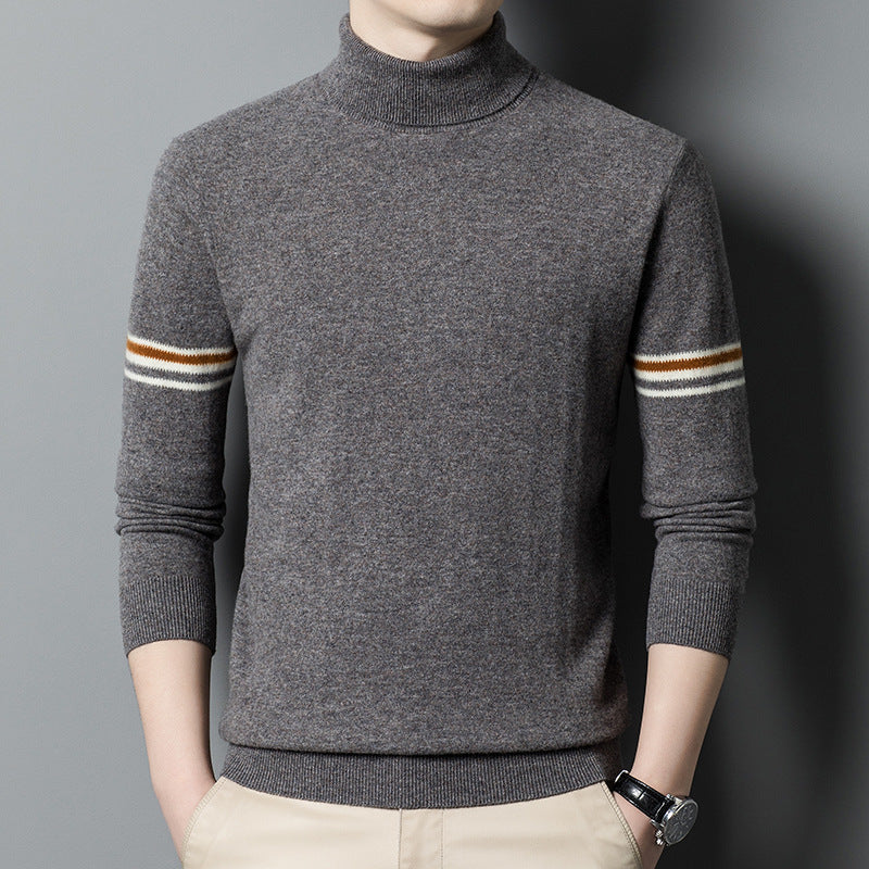 Men's Turtleneck Soft Warm Wool Sweater